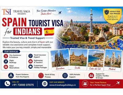 Spain Tourist Visa for Indians – Trusted Visa & Travel Support