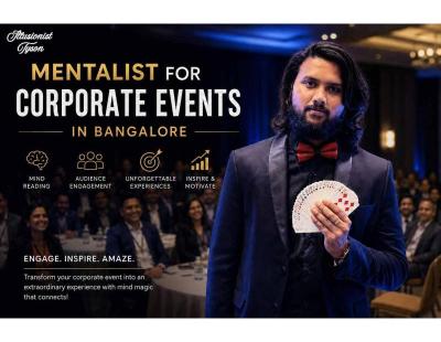 Mentalist for Corporate Events in Bangalore | Illusionist Tyson