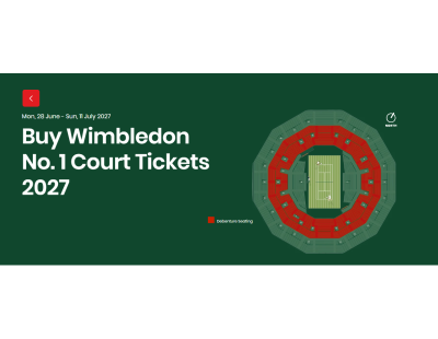 Buy Wimbledon No. 1 Court Tickets 2027