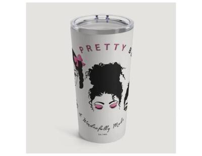 Buy 20 oz Stainless Steel Tumbler Online in the USA | Pretty Black Landa