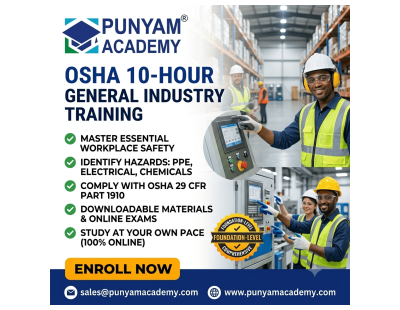 OSHA General Industry 10-Hour Training – Online