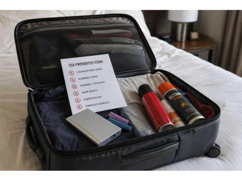 Know What Belongs in Checked Baggage