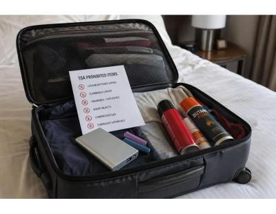Know What Belongs in Checked Baggage