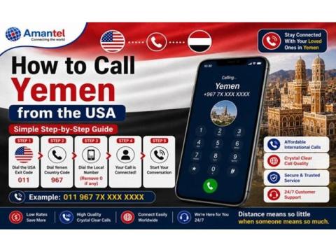 How to Call Yemen - AmanTel