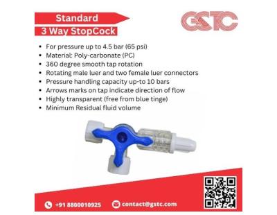High Quality 3-Way Stopcock Standard for Hospitals – GSTC