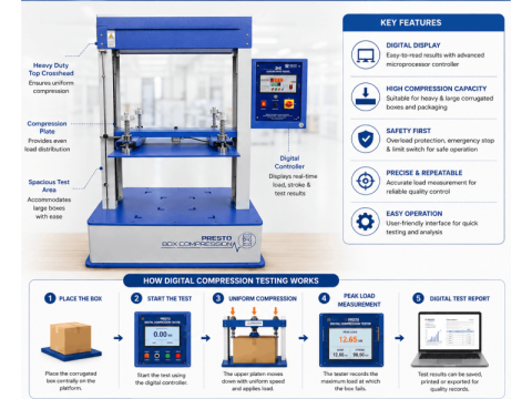 Buy Box Compression Testing Machine from Trusted Manufacturer in UAE