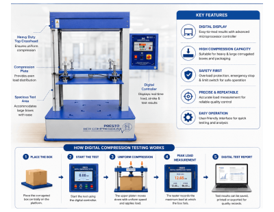 Buy Box Compression Testing Machine from Trusted Manufacturer in UAE