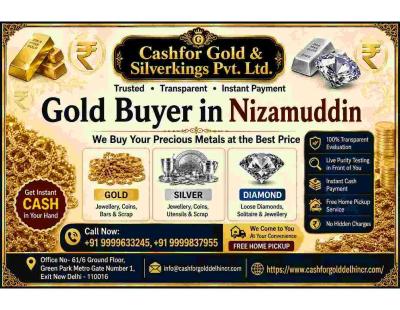 Gold Buyer in Nizamuddin With Quick Cash Payment