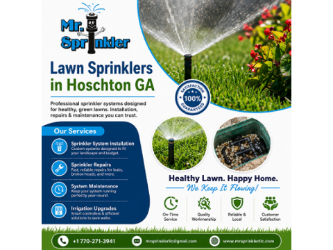 Lawn Sprinklers in Hoschton GA
