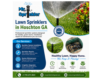 Lawn Sprinklers in Hoschton GA