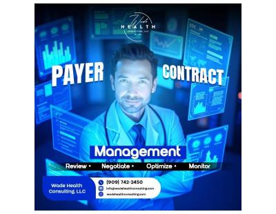 Payer Payor Contract Management Services | Wade Health Consulting