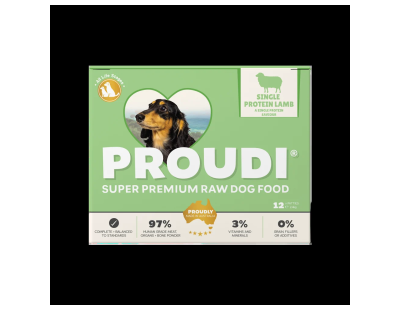 Single Protein Lamb Raw Patties for Dogs