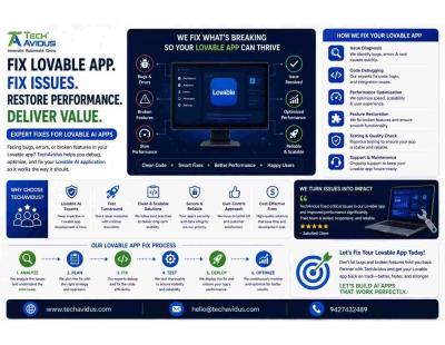 Fix Lovable App Issues - TechAvidus