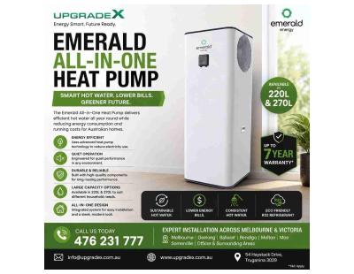 Emerald All-in-One Heat Pump Hot Water System