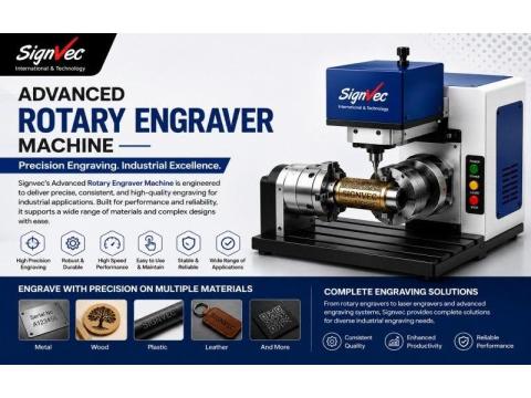 Advanced Rotary Engraver Machine for Industries