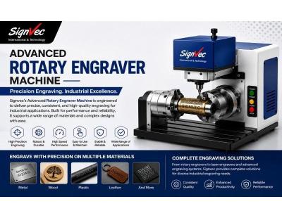 Advanced Rotary Engraver Machine for Industries