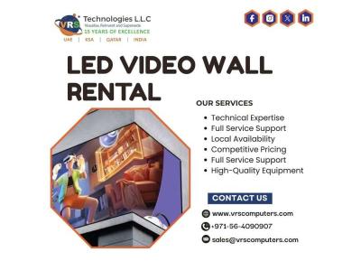 High Impact LED Video Wall Rental for Events