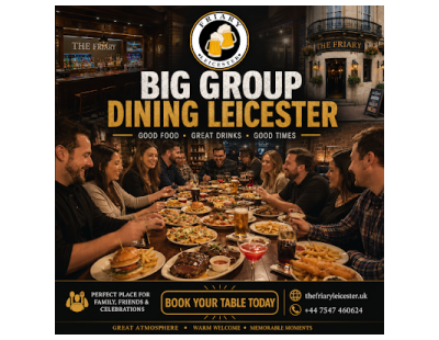 Group Booking Pub in Leicester for Celebrations and Social Events