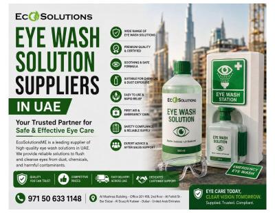 Eye Wash Solution by Eco Solutions for Safe and Effective Eye Care
