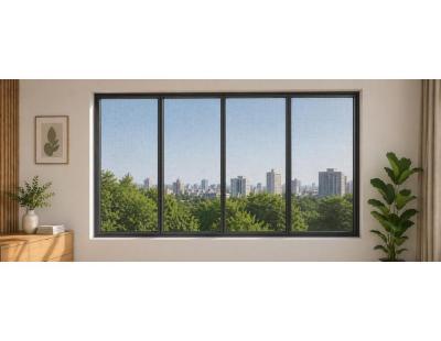 Aluminium Windows with Mosquito Nets for Comfortable Modern Homes