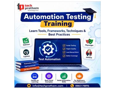 Automation Testing Training: Learn Tools, Frameworks, Techniques & Best Practices