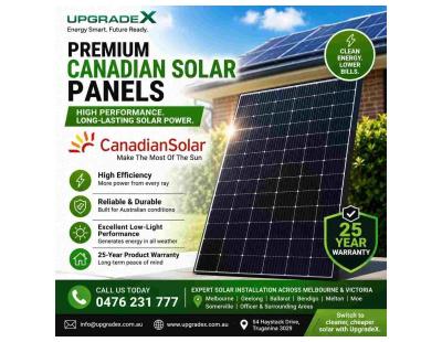 Canadian Solar Panels in Melbourne & Victoria