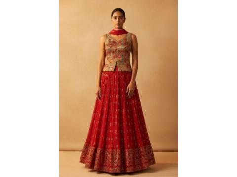 Party Wear Lehenga for Women Designer Lehenga Collection by Odhni