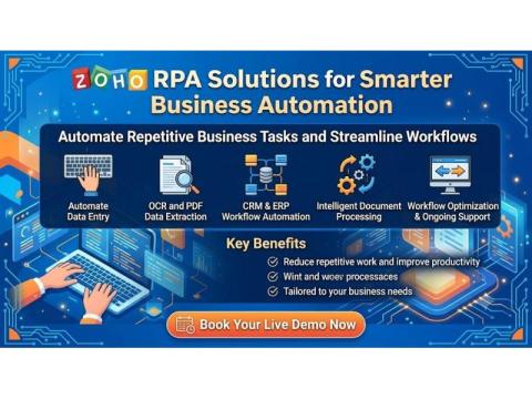 Zoho RPA Solutions for Smarter Business Automation