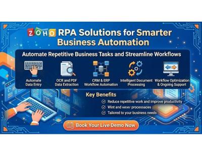 Zoho RPA Solutions for Smarter Business Automation