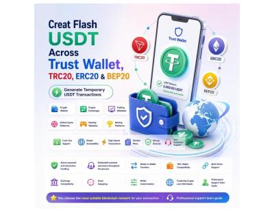 Creat Flash USDT Across Trust Wallet, TRC20, ERC20 & BEP20