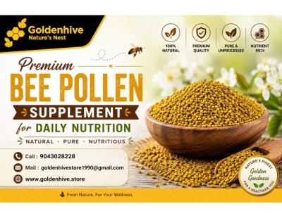 Premium Bee Pollen Supplement for Daily Nutrition | Golden Hive