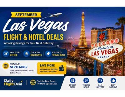 September Las Vegas Flight & Hotel Deals – Save More on Your Trip