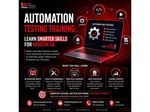Automation Testing Training: Master Skills for Smarter QA