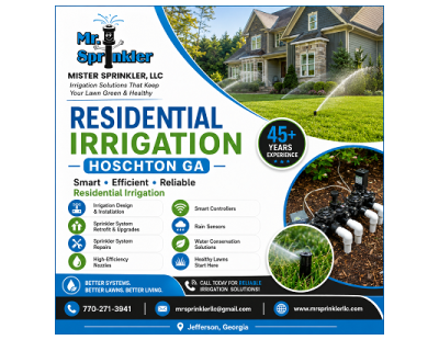 Residential Irrigation Hoschton GA