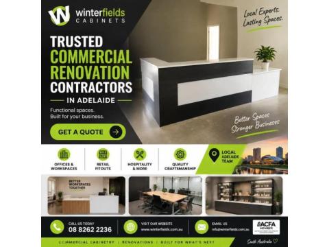 Trusted Commercial Renovation Contractors in Adelaide