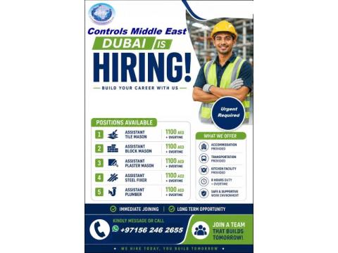 General Helper 100 Urgent Required