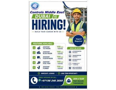 General Helper 100 Urgent Required
