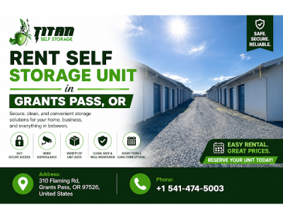 Riverside Storage Units in Grants Pass | Titan Self Storage