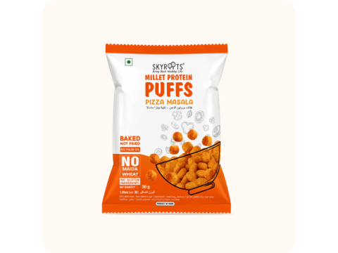 Millet Protein Puffs | Crispy Snacks by SkyRoots - 2/2