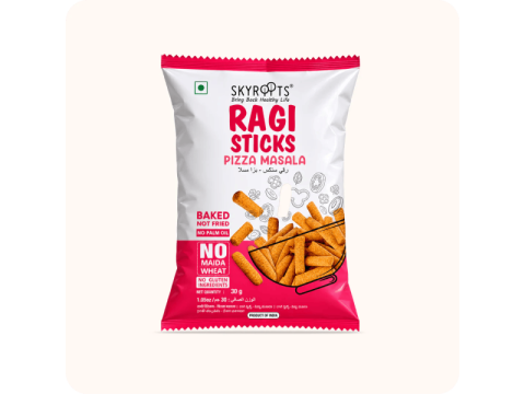 Ragi Sticks | Crispy Finger Millet Snacks by SkyRoots