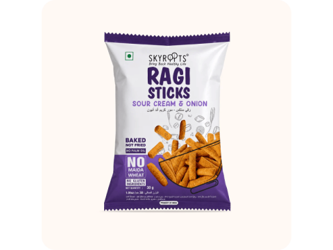Ragi Sticks | Crispy Finger Millet Snacks by SkyRoots - 2/2