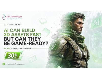 AI Can Build 3D Assets Fast — But Can a 3D Art Outsourcing Company Make Them Game-Ready?