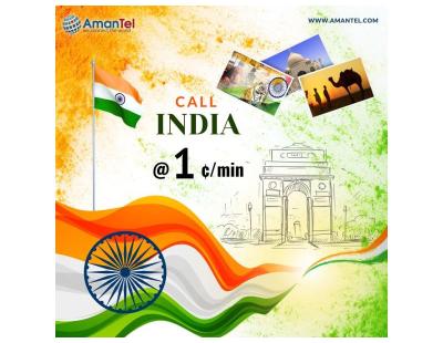 Call India from USA - By AmanTel