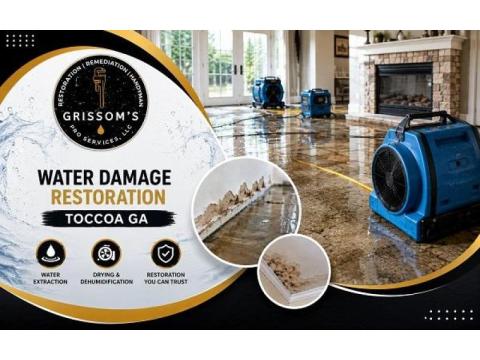 Water Damage Restoration Toccoa GA
