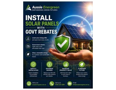 Install Solar Panels with Government Rebates ☀️🔋