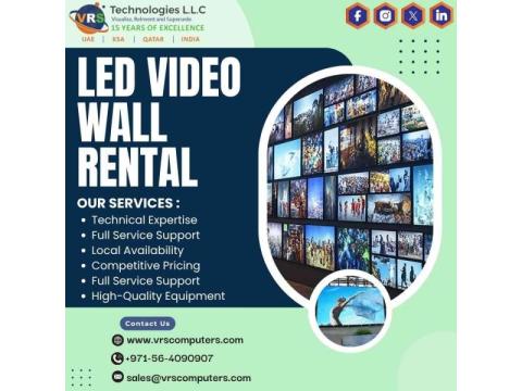 High Impact LED Video Wall Rental for Events
