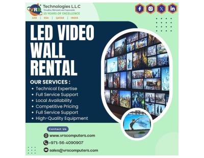 High Impact LED Video Wall Rental for Events