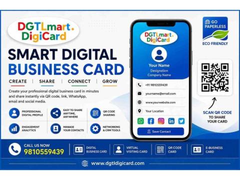 Create a Smart Digital Business Card Online with DGTL DigiCard