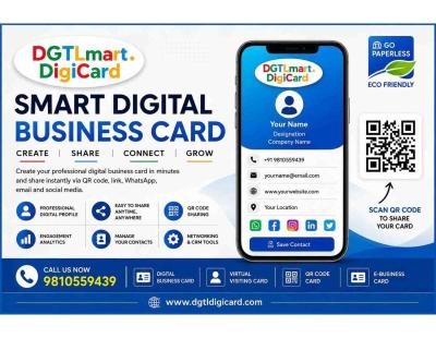Create a Smart Digital Business Card Online with DGTL DigiCard