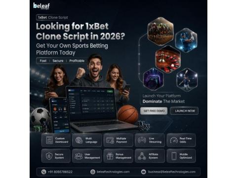 Looking for 1xBet Clone Script in 2026? Get Your Betting Platform